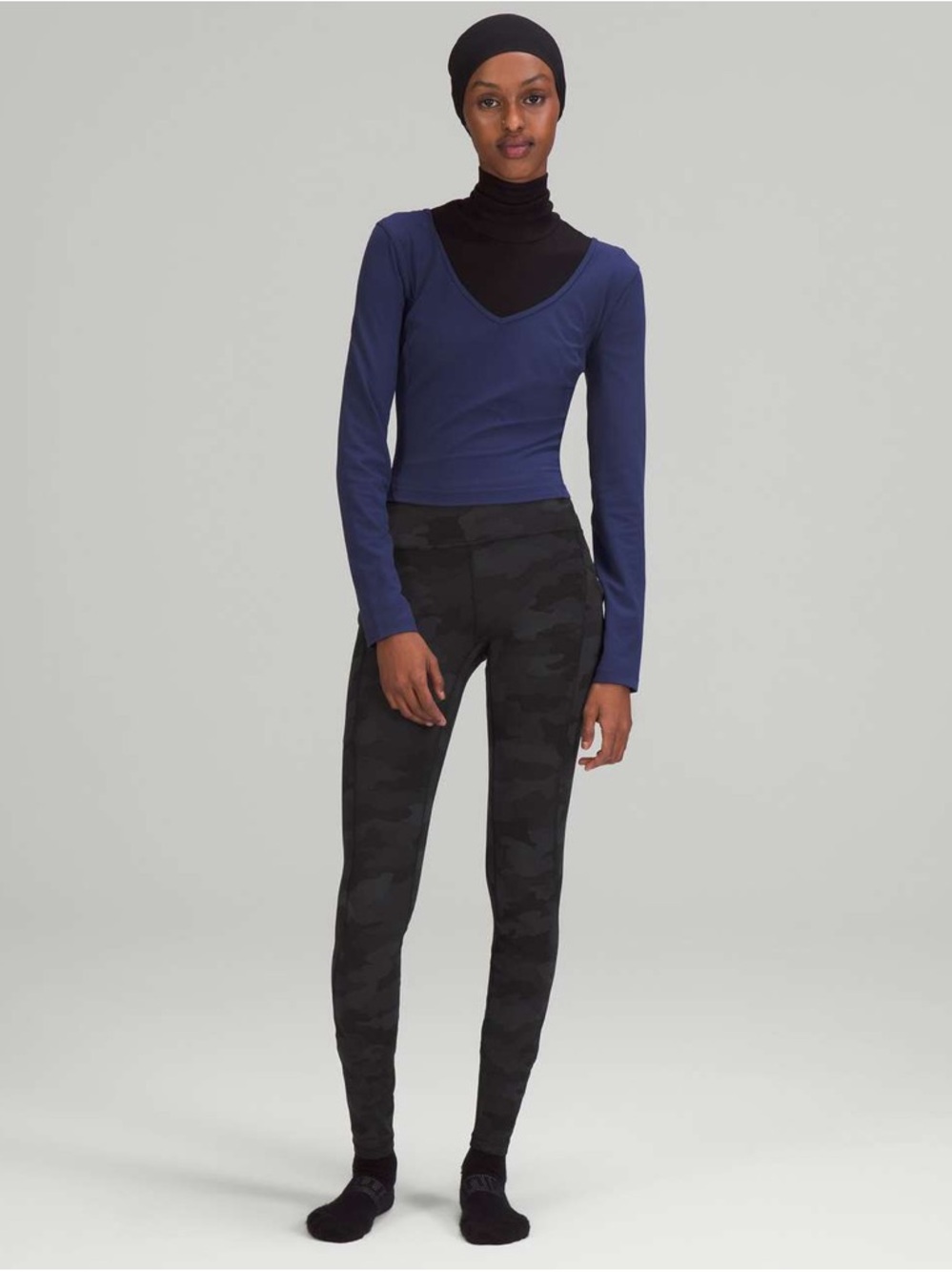 lululemon athletica Black Camo High-Rise Leggings